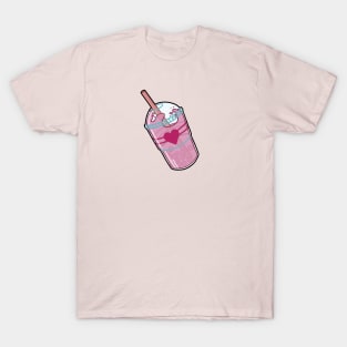 Cute sticker of pink bubble tea. T-Shirt